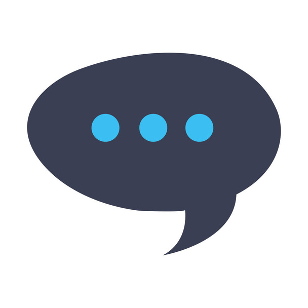 speech bubble on white background - Vector, Image
