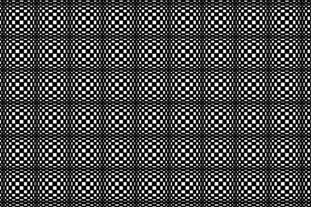 Fondo de patrón de textura abstracta de malla circular inusual en blanco y negro para impresión y diseño
. - Foto, Imagen