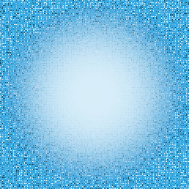 Fondo iridiscente brillante azul que consta de puntos
 - Vector, Imagen
