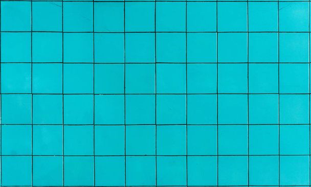 Turquoise ceramic tile texture - Photo, image