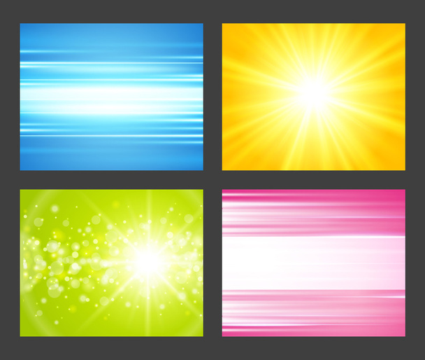 Abstract trendy vector backgrounds set eps 10 - Διάνυσμα, εικόνα