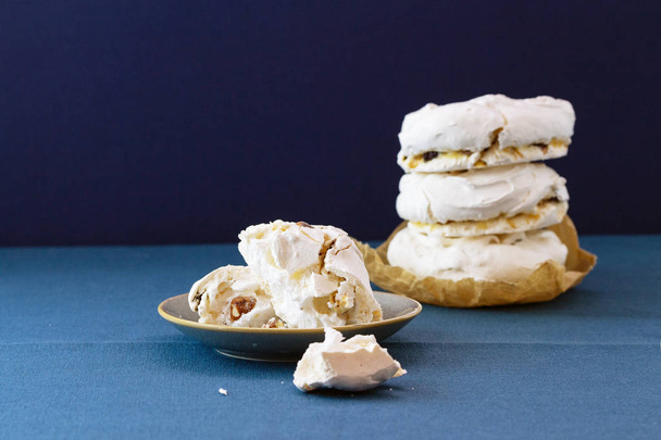 Meringue is a real French dessert - Photo, Image