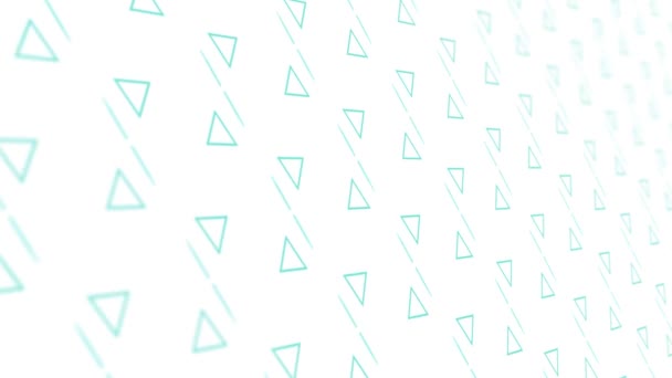 Fond d'animation 3D avec triangle et lignes
 - Séquence, vidéo