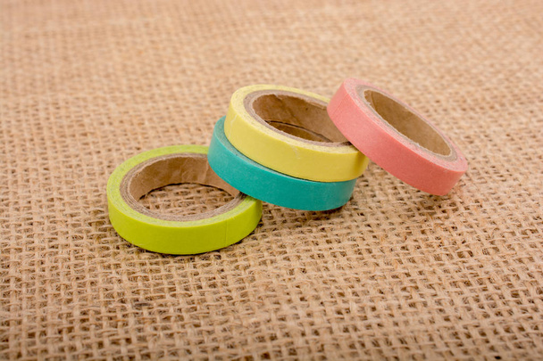 Colorful insulating adhesive tapes  - Photo, Image