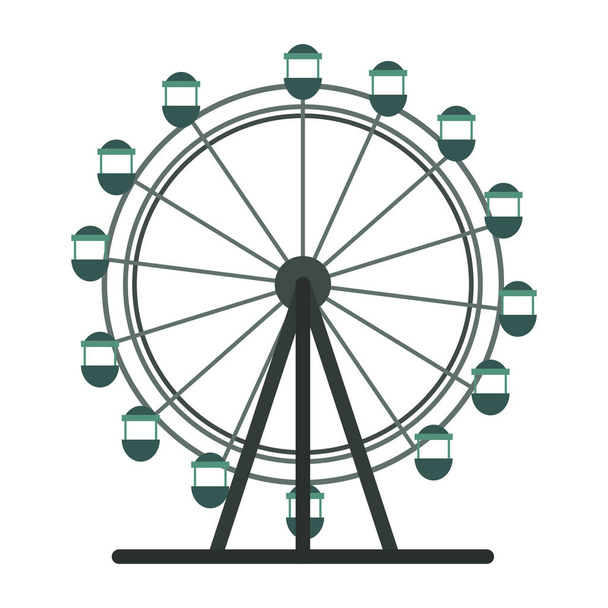 Чертово колесо
 - Вектор,изображение