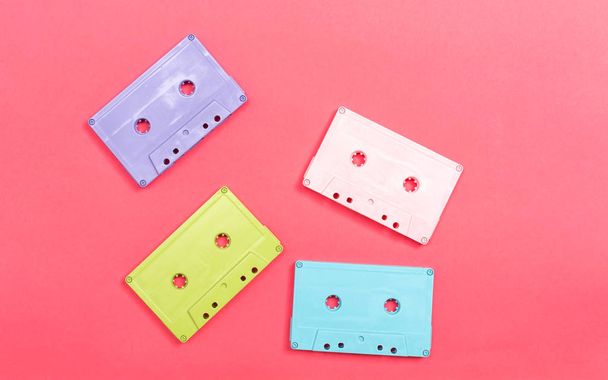 Retro cassette tape - Фото, изображение