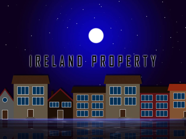 Irsko nemovitosti realitní domy ilustrující Home nákup O - Fotografie, Obrázek