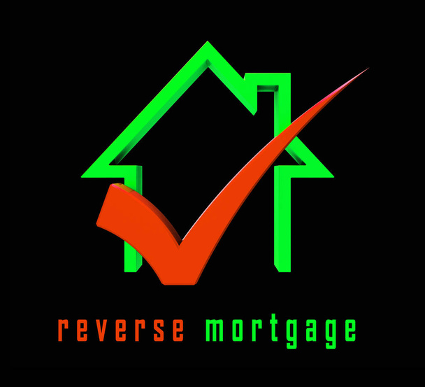 Reverse kredyt hipoteczny dom przedstawia linię kredytu od Hom - Zdjęcie, obraz