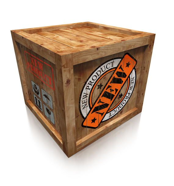 nový produkt razítka přihlášení dřevěný box - Fotografie, Obrázek