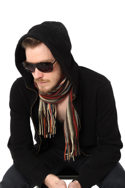 Macho man with sunglasses - Фото, зображення