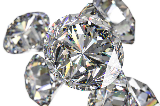 gema de diamante de lujo, representación 3d
 - Foto, Imagen