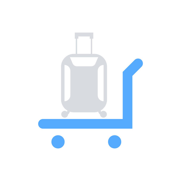 Ícone de bagagem ilustração isolado símbolo vetorial
 - Vetor, Imagem