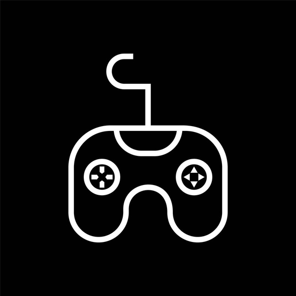 symbol herního zařízení-ikona řadiče videohry - Vektor, obrázek