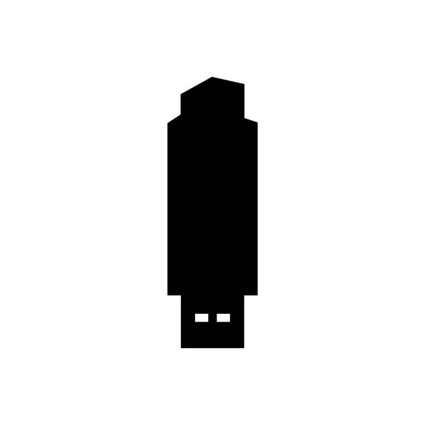 Icono de Pendrive - vector de signo de almacenamiento
 - Vector, imagen