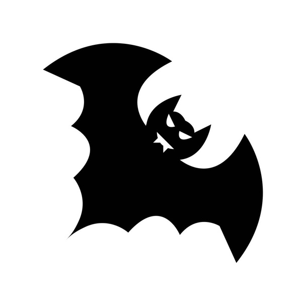 Икона летучей мыши - Хэллоуин
 - Вектор,изображение