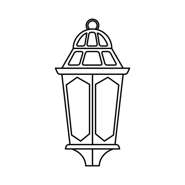 lámpara de karem ramadam colgando
 - Vector, imagen