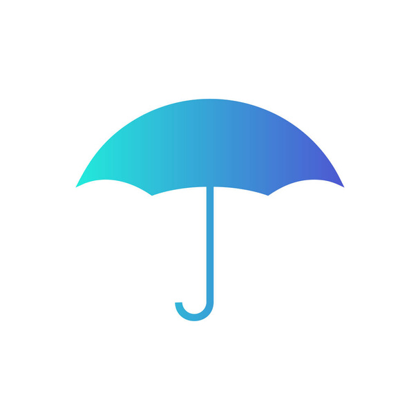 Şemsiye simgesi-koruma işareti simgesi - Vektör, Görsel