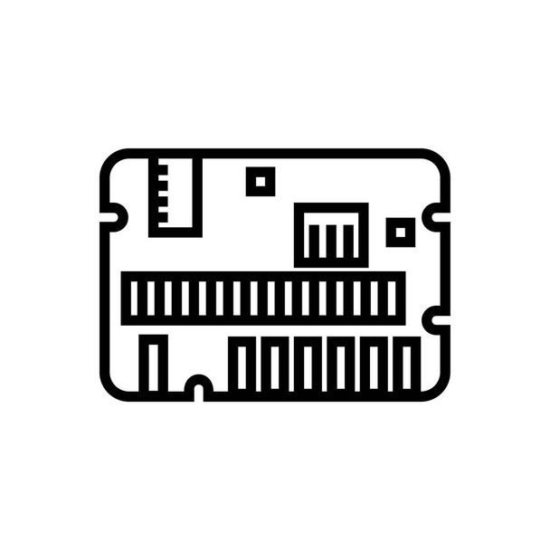 Icona della scheda madre del computer - segno del processore
 - Vettoriali, immagini