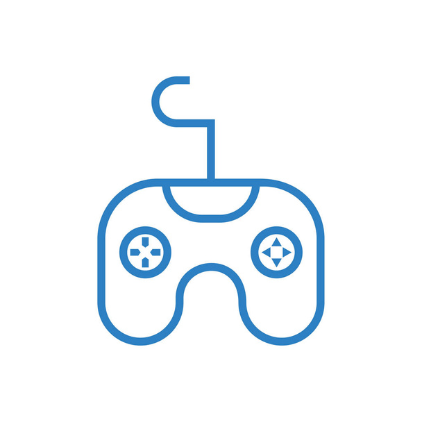 señal de controlador de juego - icono de controlador de videojuego
 - Vector, imagen