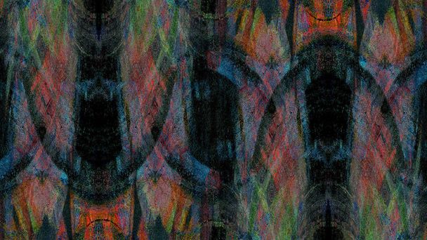futuristic abstract grunge geometric modern pattern - Photo, Image