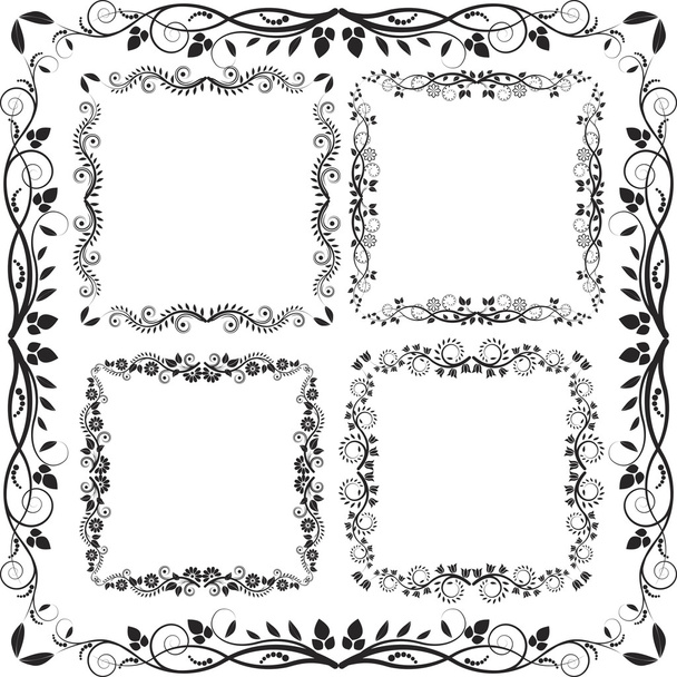 square frames - Vector, Image