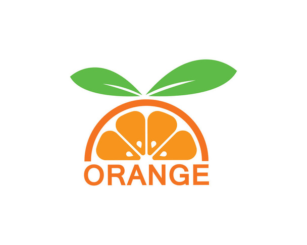 Дизайн логотипу помаранчевого шаблону
 - Вектор, зображення