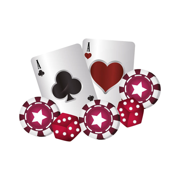 casino poker assi cuore club carte chip dadi
 - Vettoriali, immagini