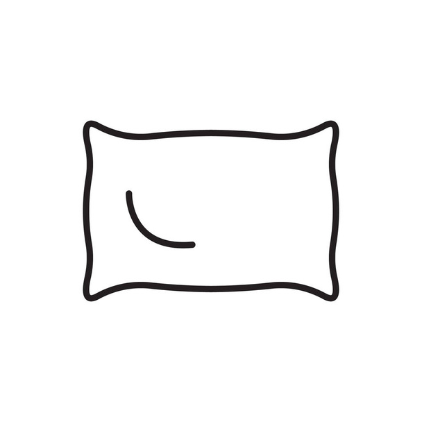 Pillow line ícone vetor
 - Vetor, Imagem
