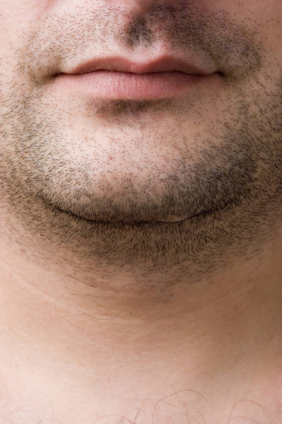 Клоап чоловічий рот і підборіддя
 - Фото, зображення