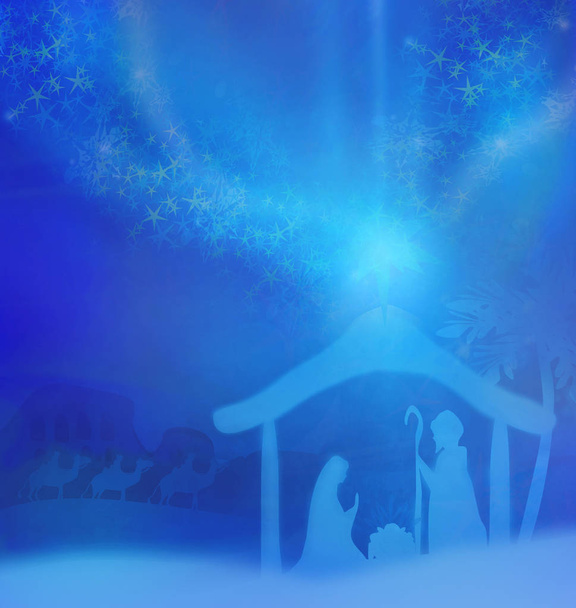 Geboorte van Jezus in Bethlehem - Foto, afbeelding