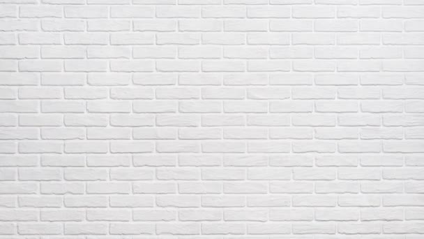 white brick wall background zoom effect - Footage, Video