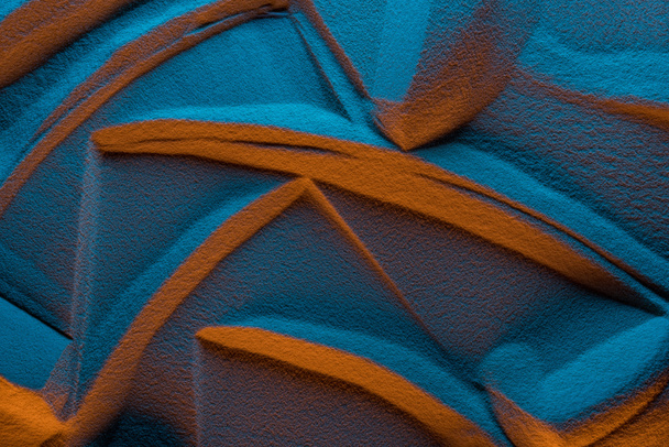 renk filtresi ile dokulu kum arka plan üst görünümü - Fotoğraf, Görsel