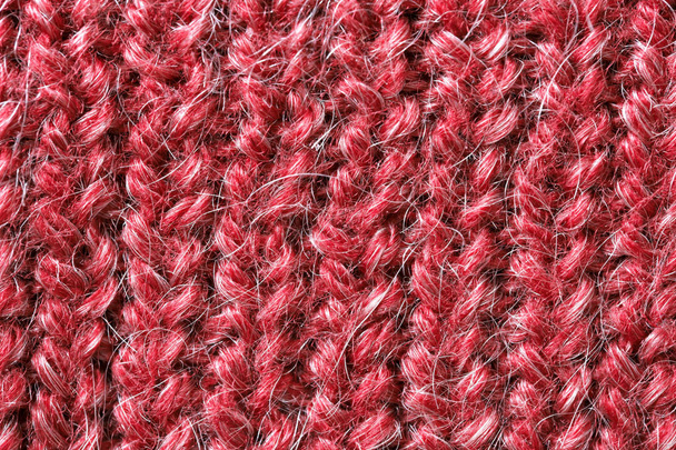 Tejido de punto de lana tejida a mano de cerca
 - Foto, Imagen