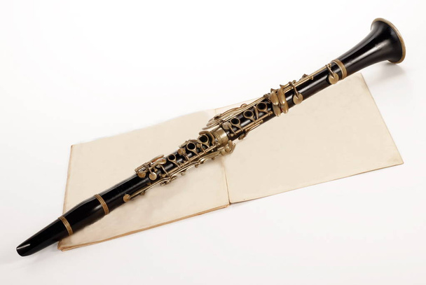 Starožitný hudební nástroj Clarinet  - Fotografie, Obrázek