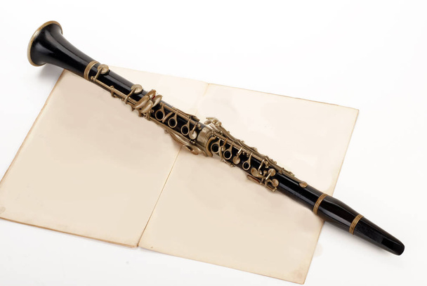 Klarinette antikes Musikinstrument  - Foto, Bild