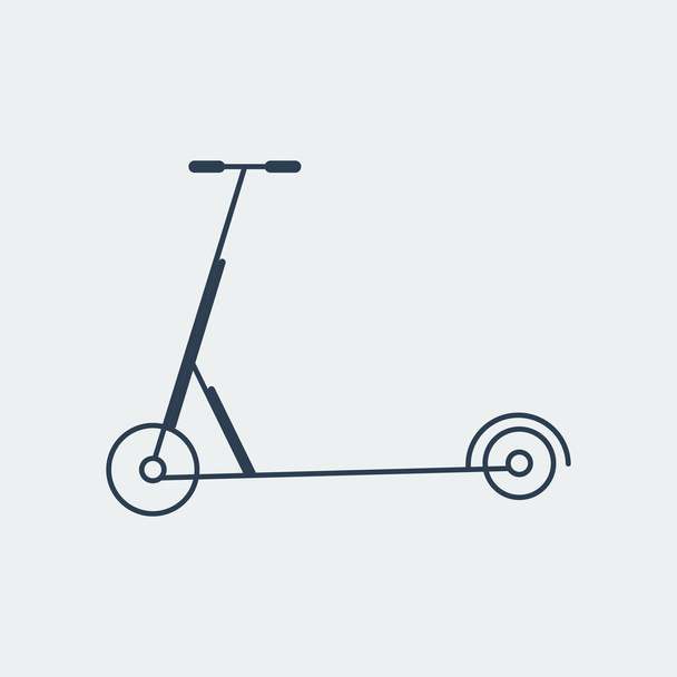 Icona dello scooter. Illustrazione vettoriale
 - Vettoriali, immagini