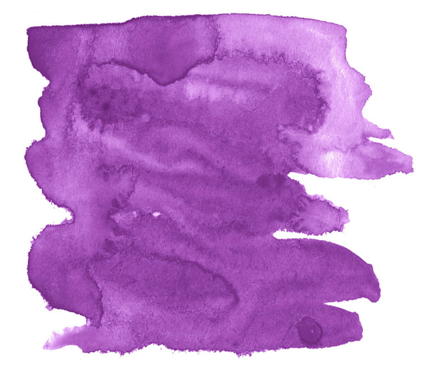 Purple watercolor abstract background, stain, splash paint, stain, divorce. Vintage paintings for design and decoration. With copy space for text. - Fotoğraf, Görsel