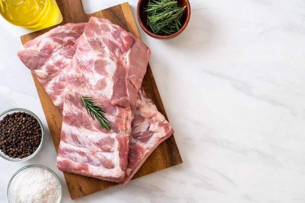 Fresh raw pork ribs  - Photo, Image