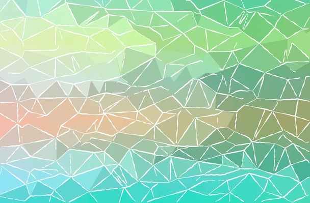 緑の線の抽象的なイラスト｜ペイントバックグランド. - 写真・画像
