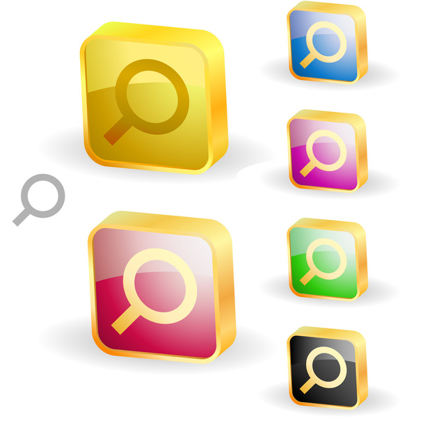 Vector search icons. Vector set. - Vector, Image