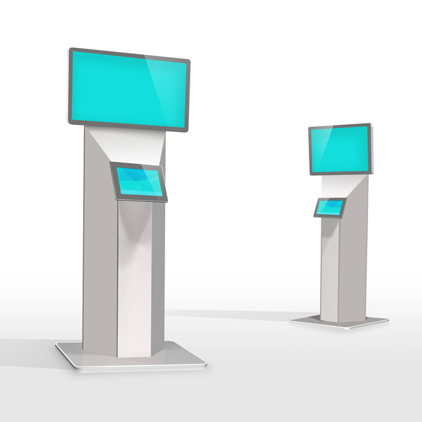 Сучасний інформаційний конференц-центр, квиток, роздрібні кіоски, дисплей електронних цифрових станцій з сенсорним екраном
 - Фото, зображення