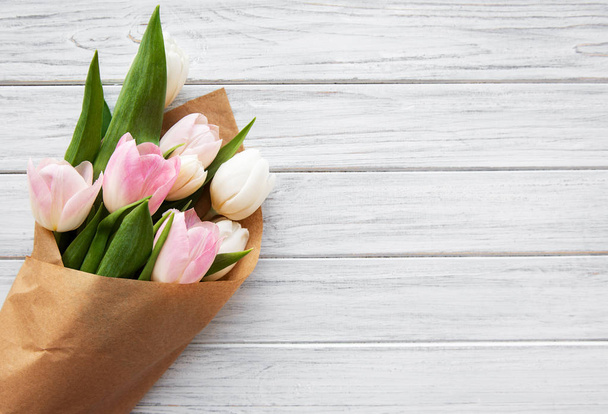 Pink spring tulips - Fotografie, Obrázek