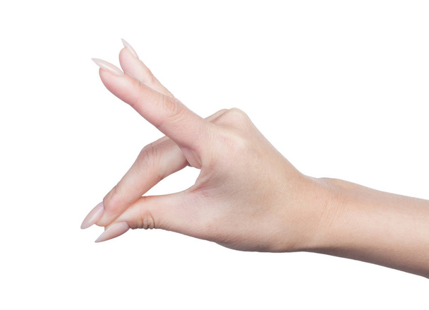 Жест женской руки
 - Фото, изображение