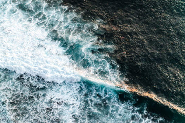 Background shot of aqua sea water surface - Fotografie, Obrázek