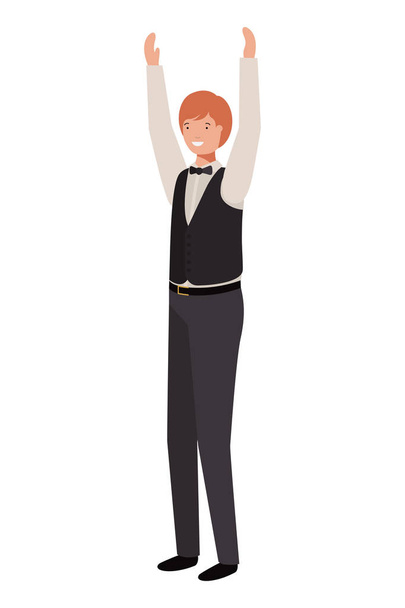 young business man avatar character - Vector, Image
