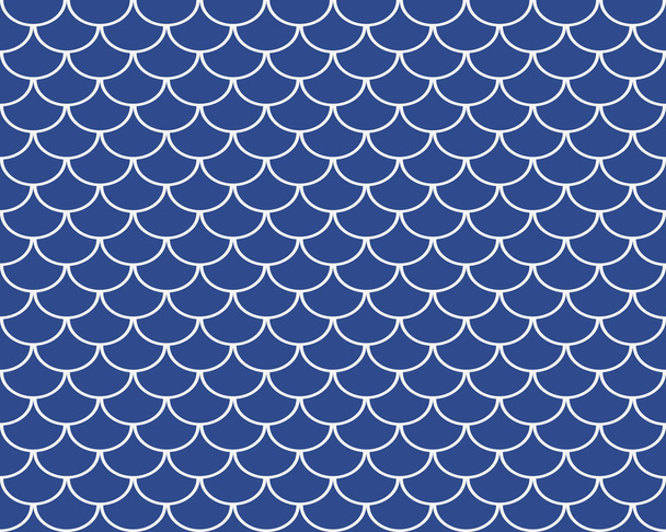 Fischschuppen nahtloses Muster - Vektor, Bild