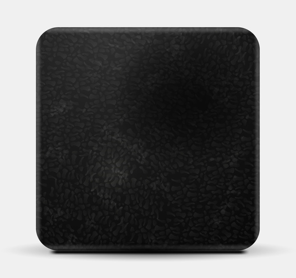 Vetor de couro preto design quadrado
 - Vetor, Imagem