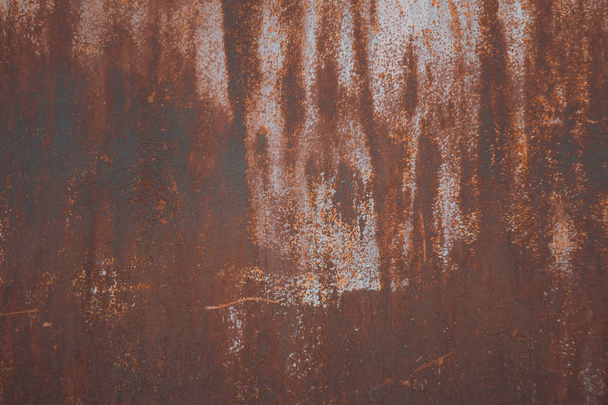 Μέταλλο σκουριά φόντο, παλιά μεταλλική υφή σκουριά σιδήρου, σκουριά στην επιφάνεια - Φωτογραφία, εικόνα
