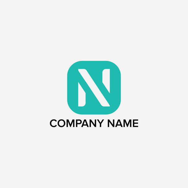 Letter N logo design - Вектор, зображення