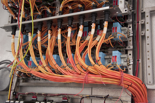 Panel de control de cableado eléctrico
 - Foto, Imagen
